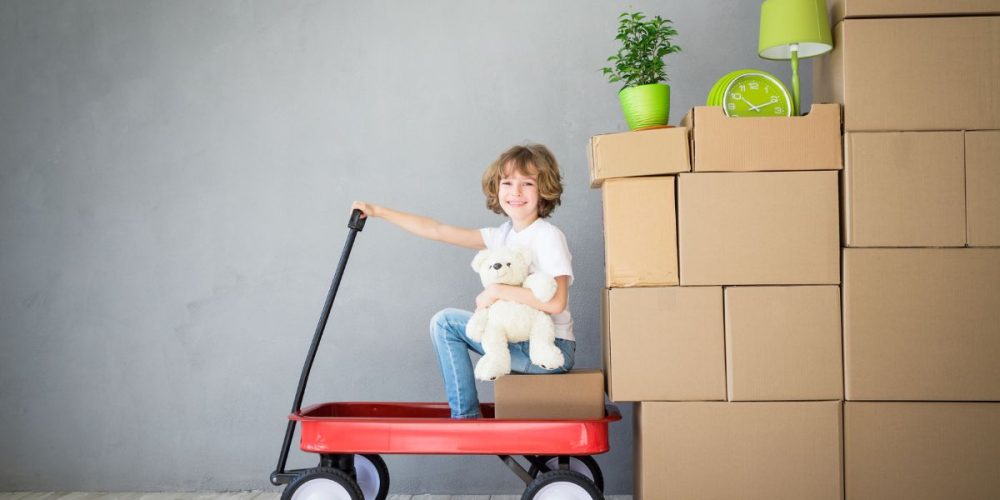 déménagement enfant